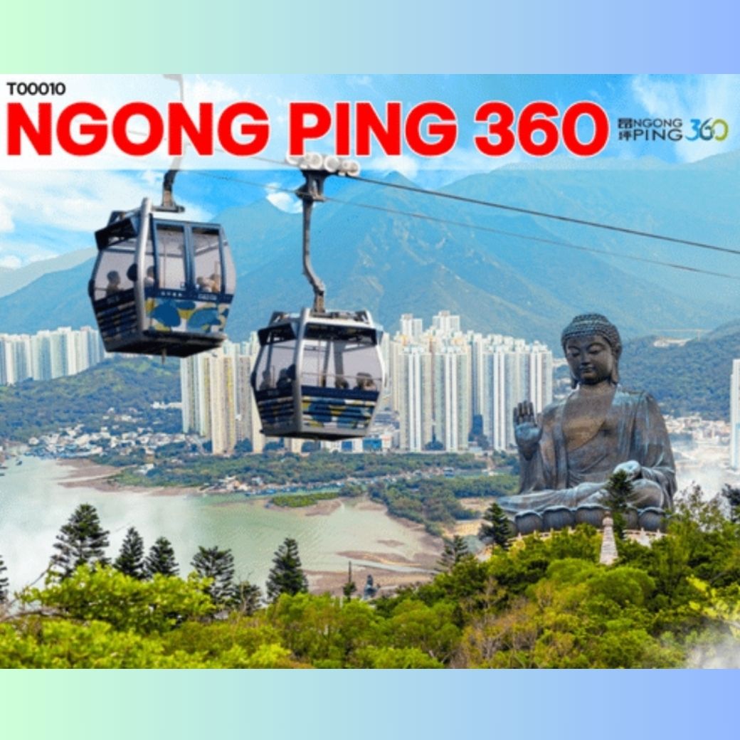 Ngong Ping 360 เป็นหนึ่งในที่เที่ยวอันดับต้นๆ ของฮ่องกงที่ต้องไปเยือน จุดไฮไลท์ก็คือกระเช้าพื้นใส ที่สามารถมองเห็นวิวได้ 360 องศา 
ท่านจะสามารถสักการะขอพรพระใหญ่ที่ตั้งอยู่ด้านบนยอดเขา ซึ่งเชื่อว่ามีความศักดิ์สิทธิ์ขออะไรก็จะสมปรารถนา