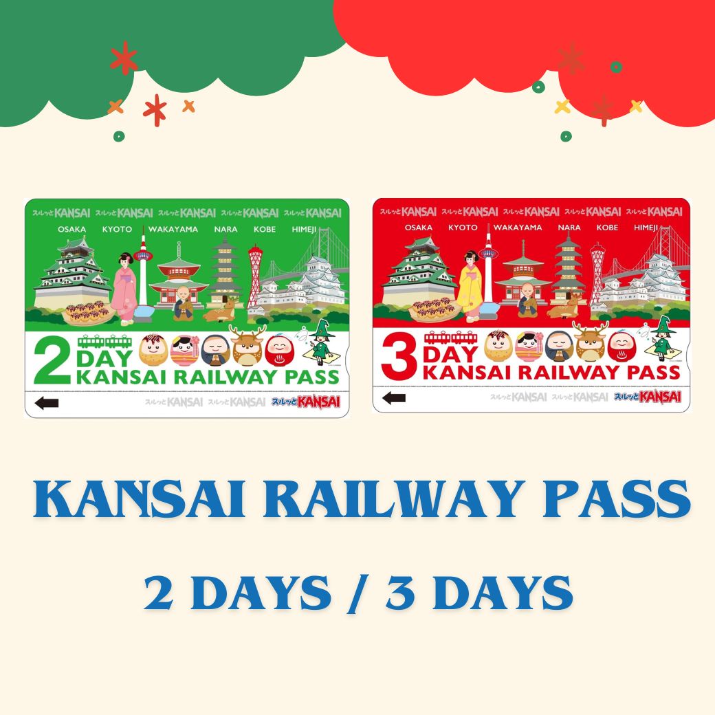 KANSAI RAILWAY PASS
สะดวกสำหรับการเดินทางทั่วคันไซ!
