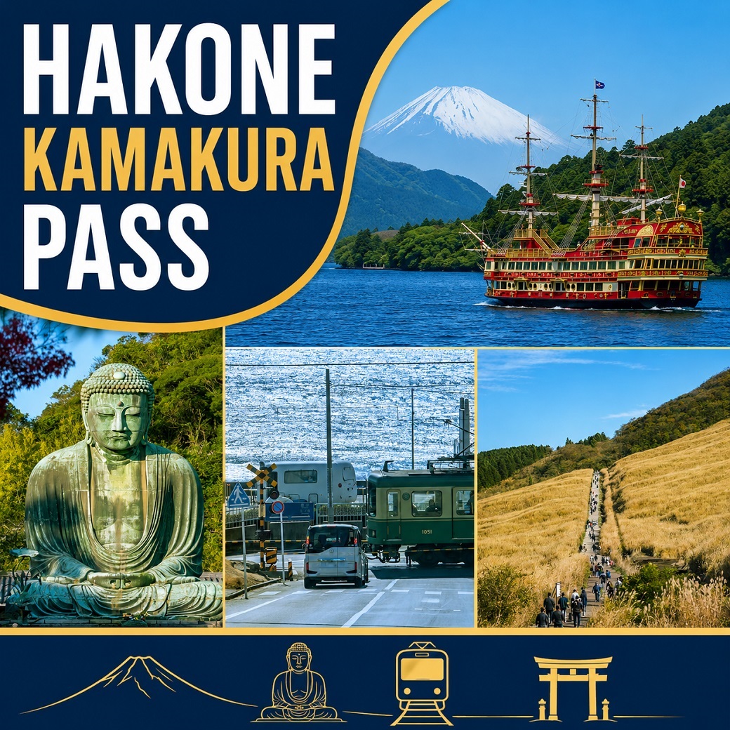ใช้บัตรนี้เพื่อเพลิดเพลินไปกับรถไฟสาย Odakyu และการเดินทางต่างๆ ใน Hakone, Enoshima และ Kamakura ในราคาประหยัด