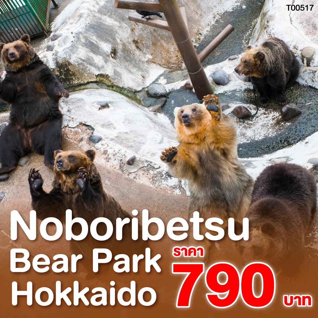 สวนหมีโนโบริเบทสึ (Noboribetsu Bear Park) เป็นสวนสัตว์ที่มีความเป็นเอกลักษณ์เฉพาะตัว เพราะตั้งอยู่บนยอดของอุทยานแห่งชาติชิกทสึ-โทยะ ท่านจะได้พบกับหมีที่เป็นไฮไลท์ของที่นี่และได้ชมวิวระหว่างที่นั่งกระเช้าลอยฟ้าจากตีนเขาขึ้นไป